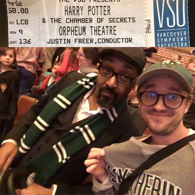 Tom Felton, Jesse L. Martin, Harry Potter Screening Tom Felton, Jesse L. Martin, Harry Potter Screening